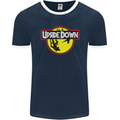 Upside Down SCI-FI TV Program Mens Ringer T-Shirt FotL Navy Blue/White