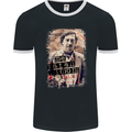 Pablo Escobar Me Matan Limon Mens Ringer T-Shirt FotL Black/White