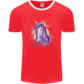 Horse Is My Spiritual Animal Equestrian Mens Ringer T-Shirt FotL Red/White