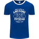 An Awesome Physician Looks Like Mens Ringer T-Shirt FotL Royal Blue/White