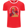 Side Quests Funny Role Playing Games RPG Mens Ringer T-Shirt FotL Red/White