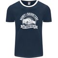 Daddy & Daughters Best Friends Father's Day Mens Ringer T-Shirt FotL Navy Blue/White