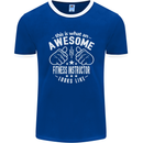 An Awesome Fitness Instructor Looks Like Mens Ringer T-Shirt FotL Royal Blue/White
