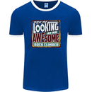 An Awesome Rock Climber Mens Ringer T-Shirt FotL Royal Blue/White