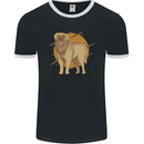 A Leonberger Dog Mens Ringer T-Shirt FotL Black/White