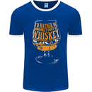 I'd Rather Be Someone's Whiskey Funny Mens Ringer T-Shirt FotL Royal Blue/White