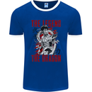 Legend of the Dragon MMA Martial Arts Movie Mens Ringer T-Shirt FotL Royal Blue/White