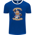 Save an Anvil Bang a Blacksmith Mens Ringer T-Shirt FotL Royal Blue/White