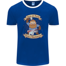 Save an Anvil Bang a Blacksmith Mens Ringer T-Shirt FotL Royal Blue/White