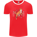 Chinese Zodiac Shengxiao Year of the Dog Mens Ringer T-Shirt FotL Red/White