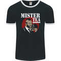 Mister Tea Funny A-Team Parody Mens Ringer T-Shirt FotL Black/White