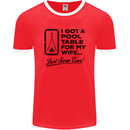 A Pool Cue for My Wife Best Swap Ever! Mens Ringer T-Shirt FotL Red/White