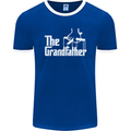The Grandfather Grandad Grandparent's Day Mens Ringer T-Shirt FotL Royal Blue/White