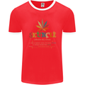 Skuncle Uncle That Smokes Weed Funny Drugs Mens Ringer T-Shirt FotL Red/White