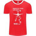 Perfectly Good Aircraft Skydiving Skydiver Mens Ringer T-Shirt FotL Red/White