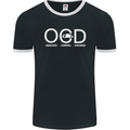 OCD Obsessive Camping Disorder Mens Ringer T-Shirt FotL Black/White