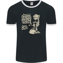 Original Music Shirt DJ Vinyl Turntable Mens Ringer T-Shirt FotL Black/White