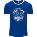 A Qualified Bartender Looks Like Mens Ringer T-Shirt FotL Royal Blue/White
