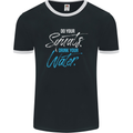 Do Your Squats Drink Water Gym Training Top Mens Ringer T-Shirt FotL Black/White