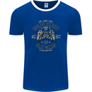 Escape Reality and Play Games Mens Ringer T-Shirt FotL Royal Blue/White