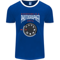 Everyone's a Photographer Until Photography Mens Ringer T-Shirt FotL Royal Blue/White