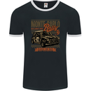Monte Carlo Rally 79 Mini Car Enthusiast Mens Ringer T-Shirt FotL Black/White