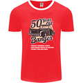 50 Year Old Banger Birthday 50th Year Old Mens Ringer T-Shirt FotL Red/White