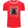 Skinhead Til I Die Punk Music Mens Ringer T-Shirt FotL Red/White