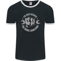 Funny Mechanic You Broke Something Mens Ringer T-Shirt FotL Black/White
