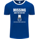 Missing 10 mm Socket Funny Plumer Mechanic Mens Ringer T-Shirt FotL Royal Blue/White
