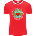 Environment Save the Ocean Stop Pollution Mens Ringer T-Shirt FotL Red/White