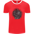 A Porcupine Mens Ringer T-Shirt Red/White