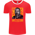 MLK Martin Luther King Black Lives Matter Mens Ringer T-Shirt FotL Red/White