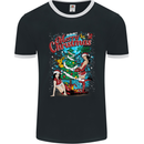Sexy Merry Christmas Funny Christmas Mens Ringer T-Shirt FotL Black/White