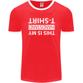 This Is My Handstand T-Shirt Gymnastics Mens Ringer T-Shirt FotL Red/White