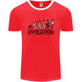 2 Tone Evolution Music 2Tone SKA Mens Ringer T-Shirt FotL Red/White