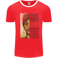 Stick With Love Black Lives Matter Mens Ringer T-Shirt Red/White