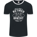 This Is What a Retired Dentist Looks Like Mens Ringer T-Shirt FotL Black/White