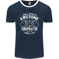 An Awesome Chiropractor Looks Like Mens Ringer T-Shirt FotL Navy Blue/White