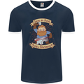 Save an Anvil Bang a Blacksmith Mens Ringer T-Shirt FotL Navy Blue/White