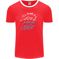 Do Your Squats Drink Water Gym Training Top Mens Ringer T-Shirt FotL Red/White