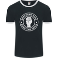 Northern Soul Keeping the Faith Dancing Mens Ringer T-Shirt FotL Black/White