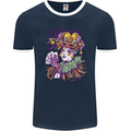 Carnival Its Mardi Gras Mens Ringer T-Shirt FotL Navy Blue/White