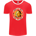 Martin Luther King Black History Month Mens Ringer T-Shirt FotL Red/White