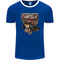 An American Original Hotrod Mens Ringer T-Shirt FotL Royal Blue/White