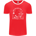 Climate Change Keep the Planet Clean Funny Mens Ringer T-Shirt FotL Red/White