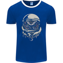Space Cthulhu Kraken Mens Ringer T-Shirt FotL Royal Blue/White
