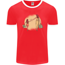 Mum and Daughter Shopping Mens Ringer T-Shirt FotL Red/White