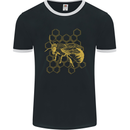 A Bee Design Mens Ringer T-Shirt FotL Black/White
