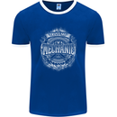 Trust Me I'm a Mechanic Funny Mens Ringer T-Shirt FotL Royal Blue/White
